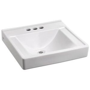Lavabo con perforación de 4” Decorum de Colgar 9024004EC American Standard