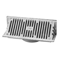 3" X 10" Oblique Scupper Drain