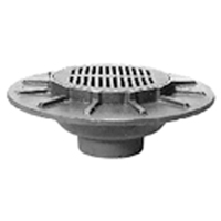 12" Heavy-Duty Parking Deck Drain with Support Flange
