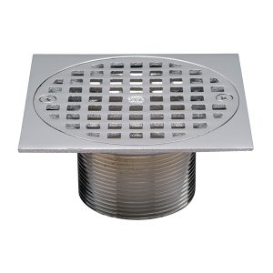 5" Square Polished Chrome Top Assembly for the FD2254 Floor Drain