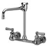 AquaSpec® wall-mount faucet with 6" vacuum breaker spout and lever handles