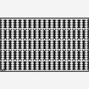1/2 Meter Galvanized Steel Mesh Grate (Load Class C: Heavy Duty Grate)